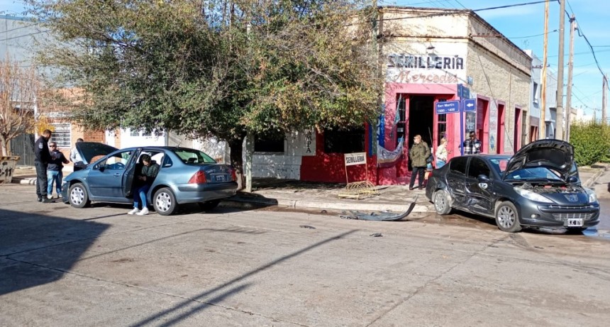Choque dejó una persona herida este miércoles