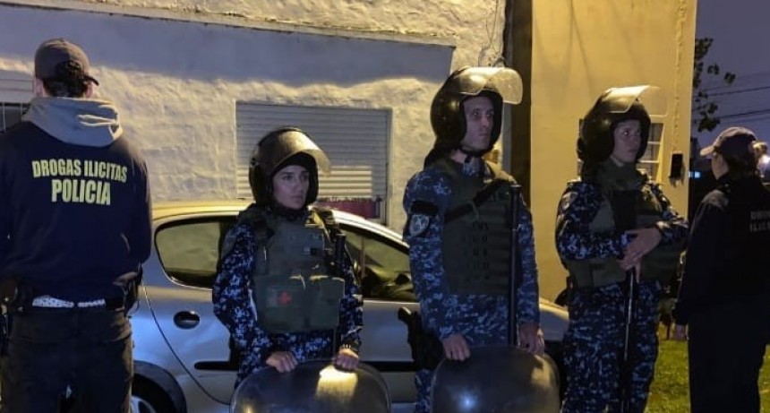 Allanamiento por venta de drogas en el barrio Provincias Argentinas