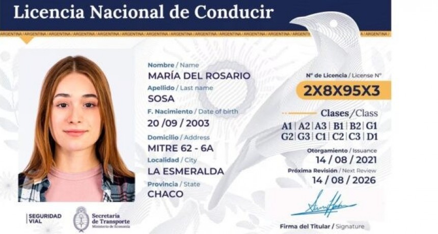 Rige la nueva Licencia de Conducir Digital aunque por ahora no en la Provincia
