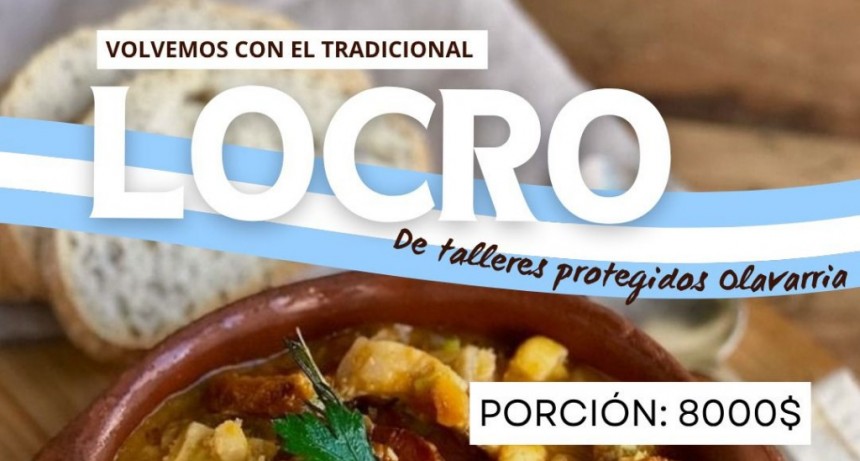 Talleres Protegidos prepara más de 300 porciones de locro
