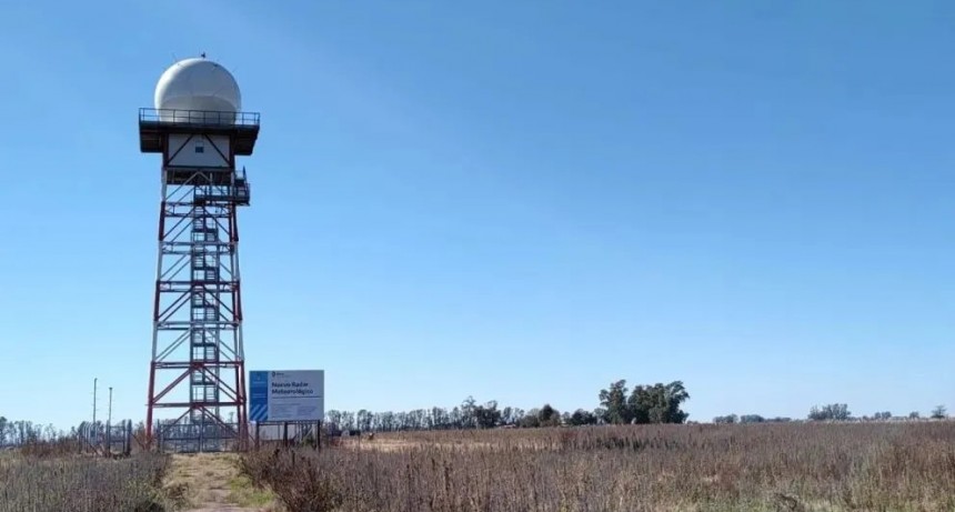 Ya funciona el radar del SMN ubicado en Bolívar