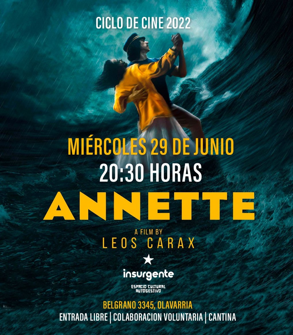 ‘Annette’ del francés Leos Carax llega al ciclo de cine de ‘Insurgente’