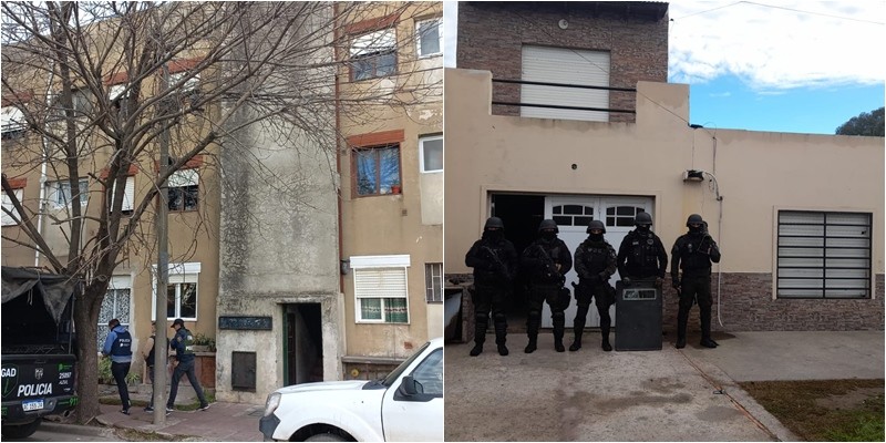 Allanaron en el Fonavi y el Dorrego por un robo en el Barrio Luján