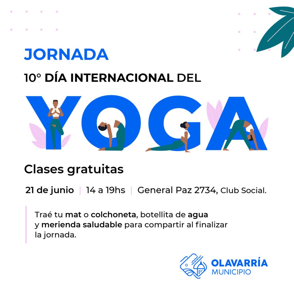 Jornada por el 10° Día Internacional del Yoga