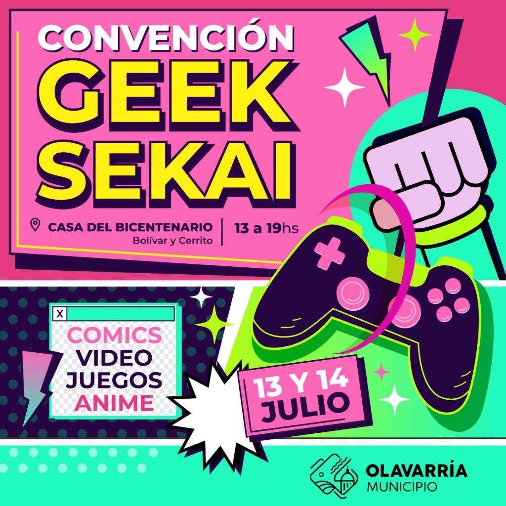 Convención sobre animé, comics, cosplay y videojuegos en Olavarría