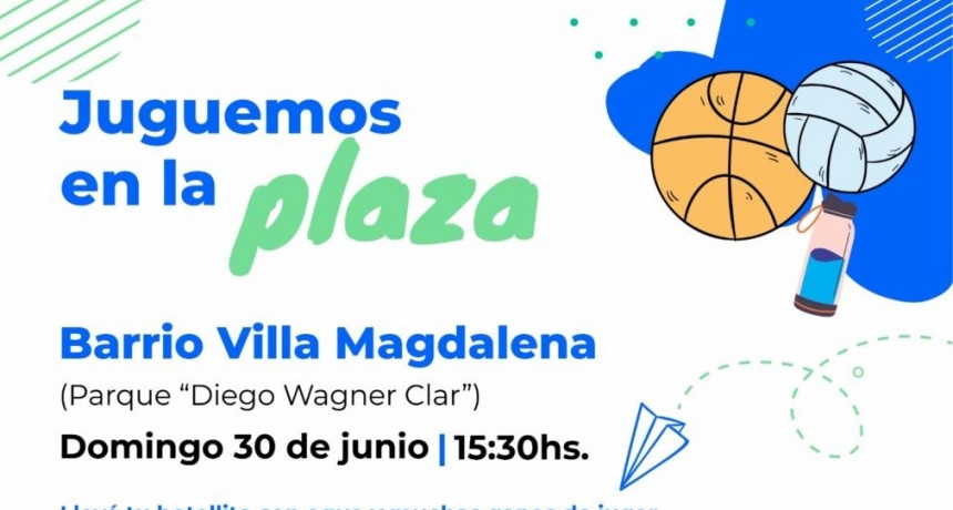 El Programa Municipal “Juguemos en la Plaza” sigue su recorrido