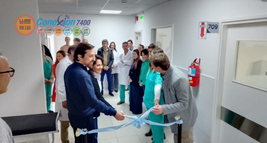 Hospital: quedó inaugurada la sala de cuidados moderados