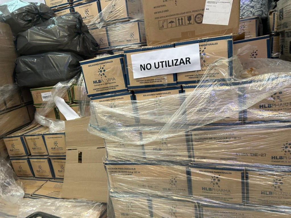 Cruces por fentanilo y medicamentos prohibidos en el Hospital Cura