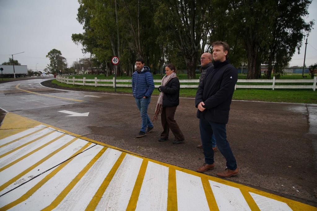 Culminó la obra de reparación del acceso a Loma Negra