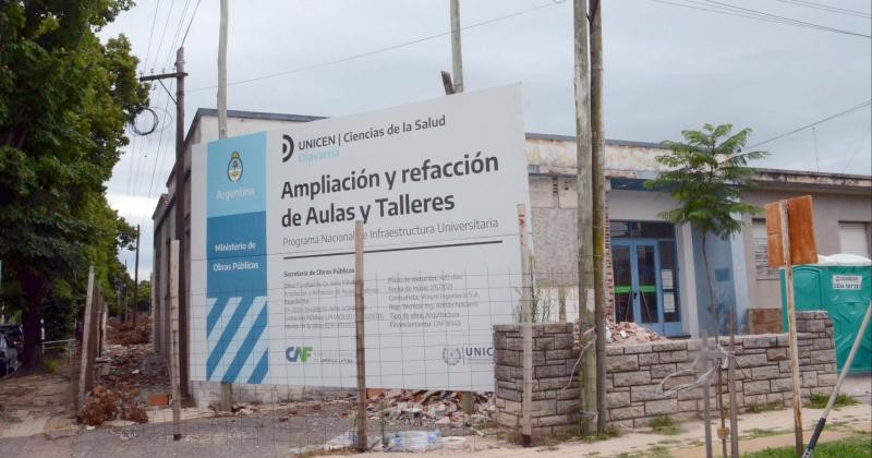 UNICEN confirma la continuidad de obras en Ciencias de la Salud