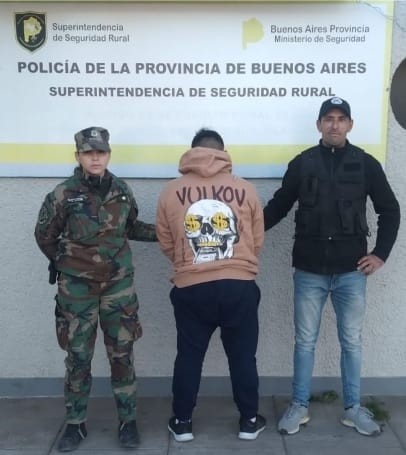 Olavarriense detenido por robar en un campo de Azul