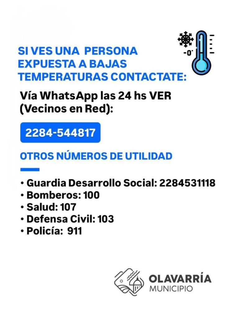 Operativo Frío: el Municipio implementa un plan de abordaje para las familias afectadas 