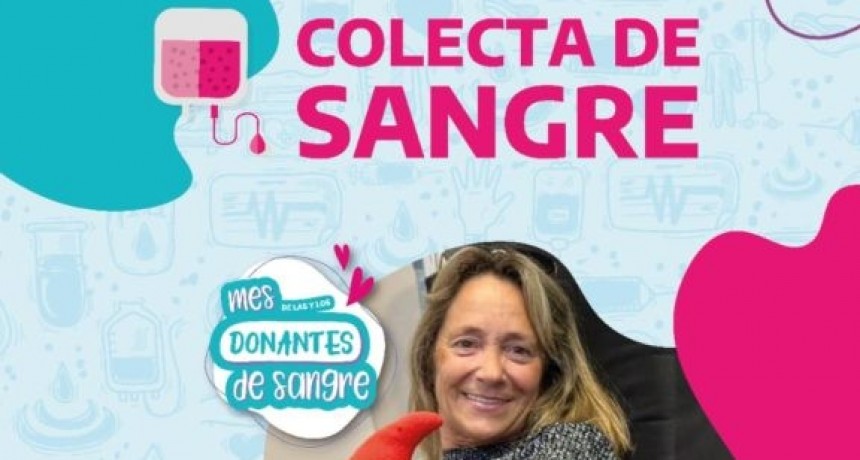 Miércoles: nueva colecta de sangre de donantes voluntarios