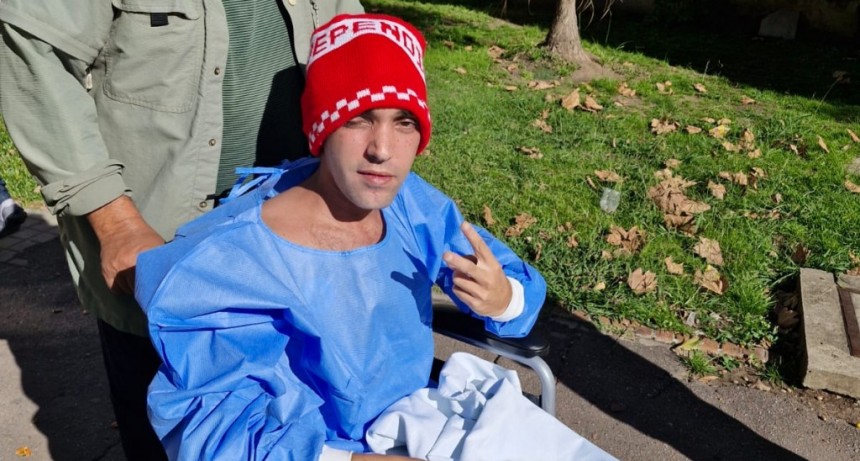 Pablo Grillo recibirá el alta médica