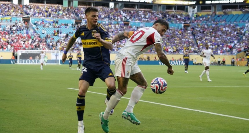Boca abrió el Mundial de Clubes con un empate por 2-2 ante el Benfica