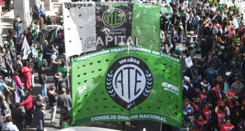 ATE va a paro este viernes ante el fracaso del pedido de asueto