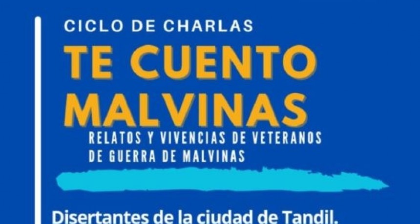 Ciclo de charlas “Te cuento Malvinas” en el Centro Cultural Municipal “San José”