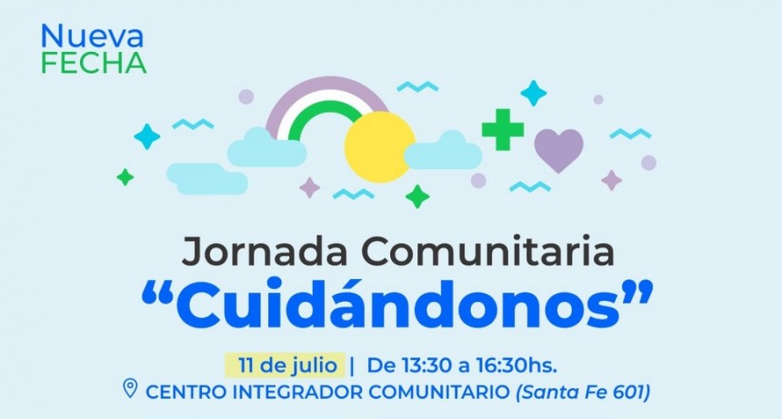 Se reprograma la actividad comunitaria ‘Cuidándonos”