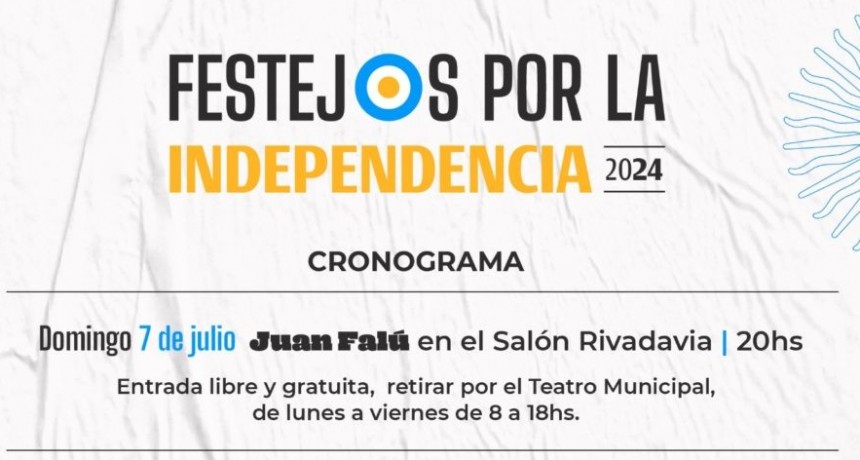 Este domingo se iniciaron los Festejos por el Día de Independencia