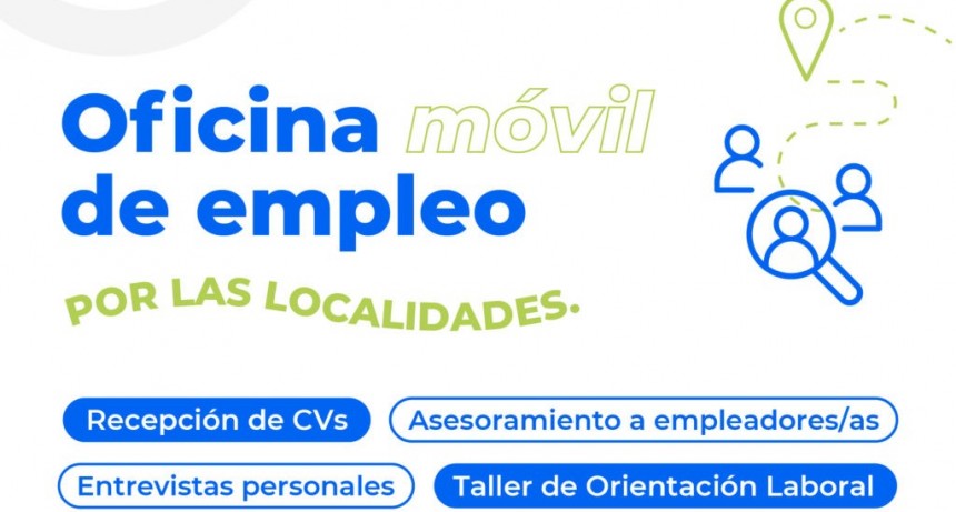 La Oficina Móvil de Empleo estará en Sierras Bayas