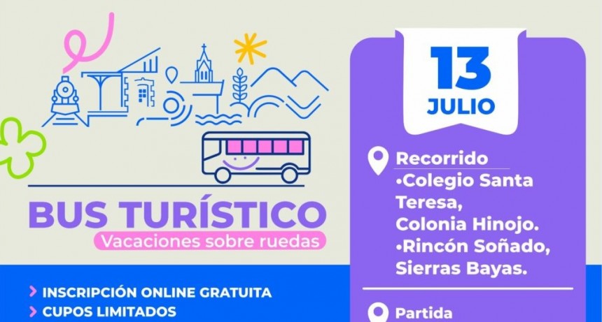 Tres salidas imperdibles del Bus Turístico para estas vacaciones de invierno