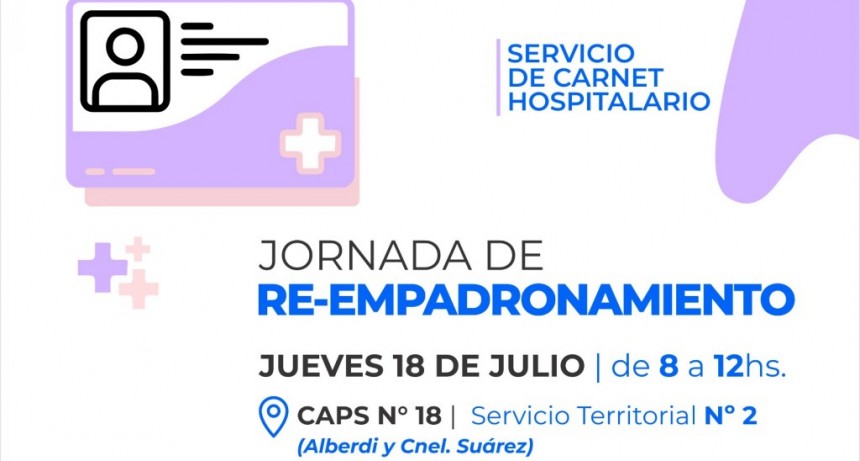 Jueves: nueva jornada de reempadronamiento