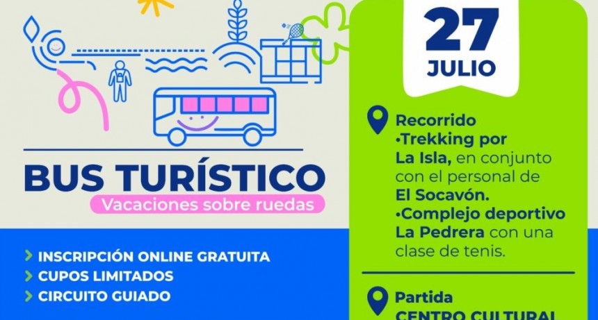 “Olavarría en Vacaciones”: última salida del Bus Turístico