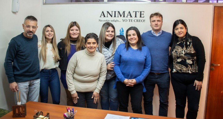 El Intendente Wesner visitó la sede de Animate