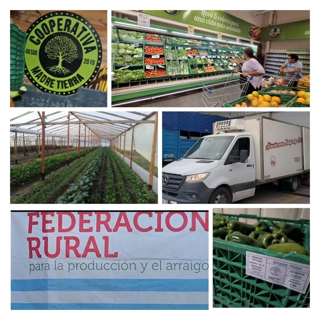 La cooperativa Madre Tierra de la Federacion Rural realizará las primeras entregas de verdura 