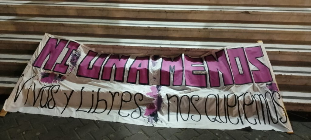 Movilización local por el femicidio de Daiana Contreras y su hija 