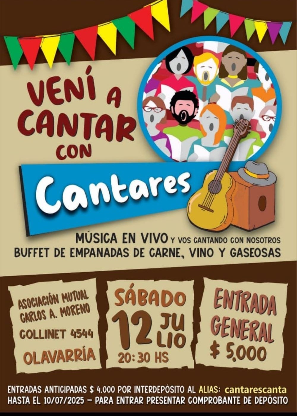 Este fin de semana se presenta el Coro 'Cantares'