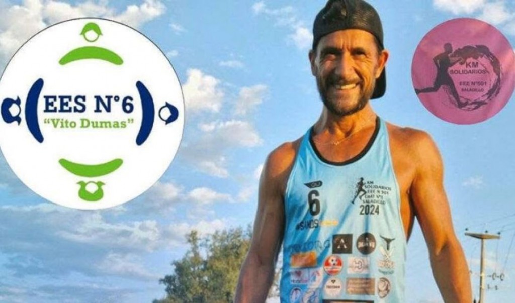 El Maratonista Silvio Magariño y su nueva cruzada solidaria