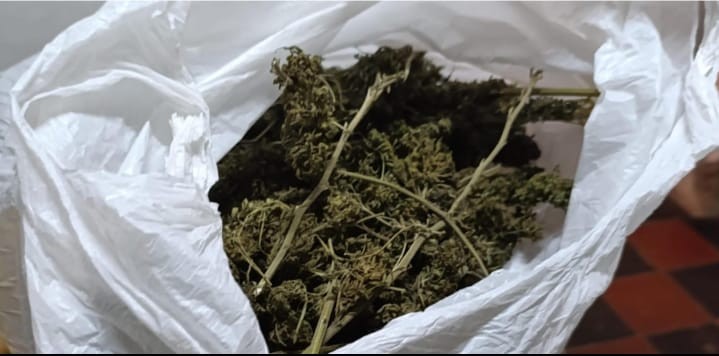 Secuestran algunos gramos de marihuana en un allanamiento