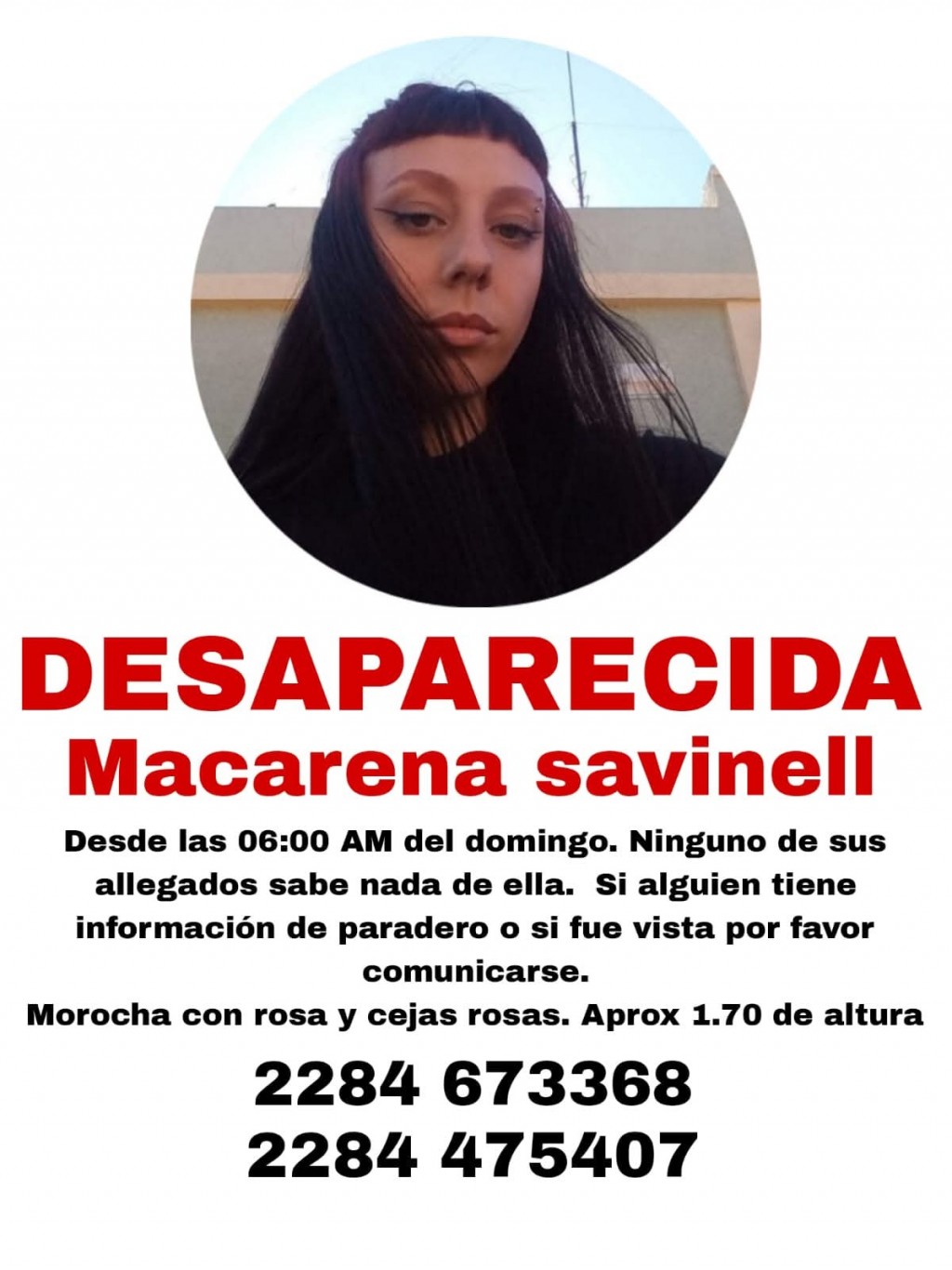 Buscan a joven desaparecida desde este domingo
