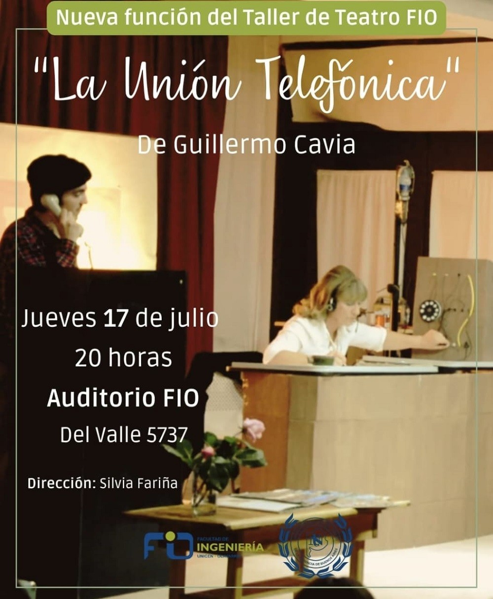 Teatro en la Facultad de Ingeniería: puesta en escena de una obra y participación en un Congreso Internacional