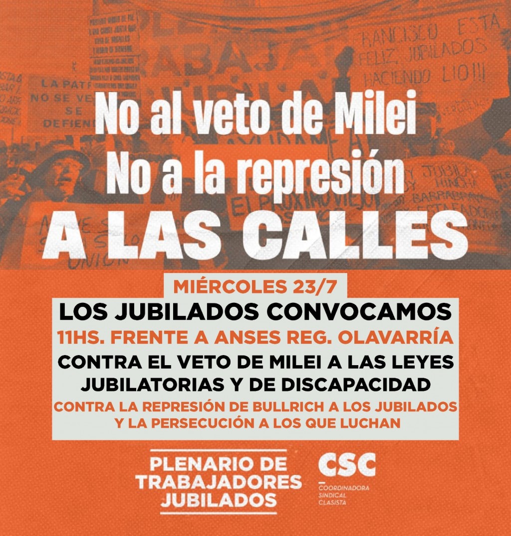 Miércoles: manifestación en la sede regional de la ANSES Olavarría