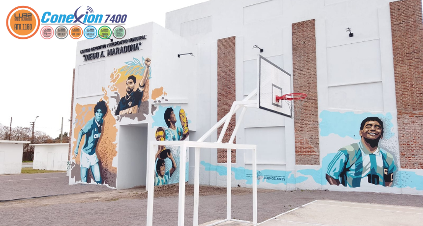 La primera etapa del Centro Deportivo y Recreativo Diego Armando Maradona ocupa un 15% del predio