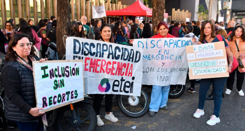 Organismos de personas con discapacidad presentes en el Congreso por la Ley de emergencia