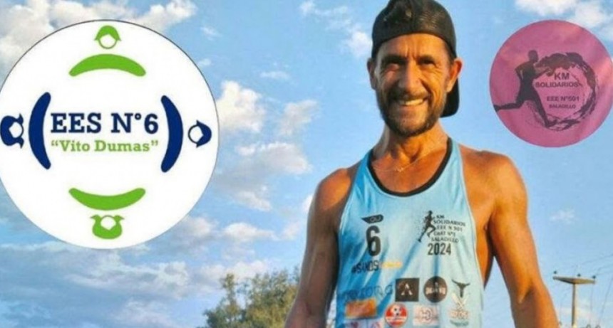 El Maratonista Silvio Magariño y su nueva cruzada solidaria