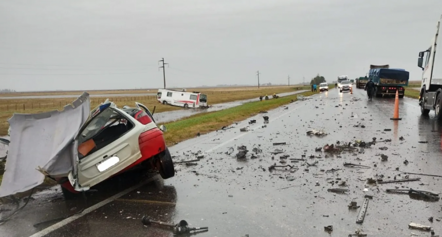 Grave siniestro vial en la Ruta 3