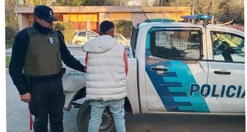 Un joven fue aprehendido por violar una orden de restricción de acercamiento