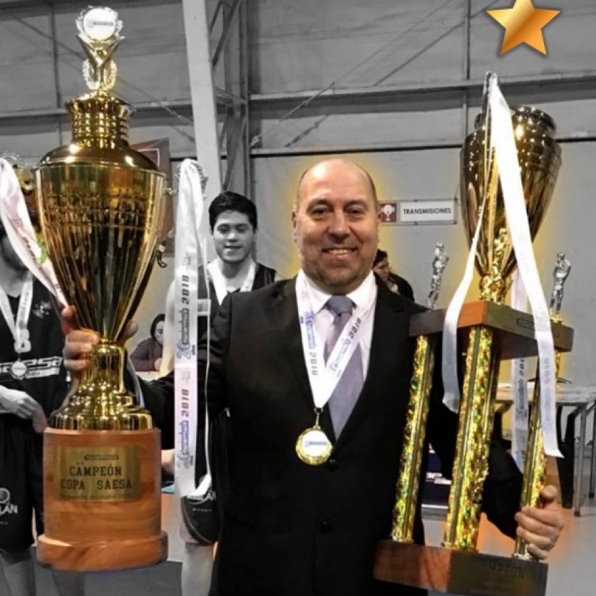 Marcos Beltramella campeón en el básquet de Chile
