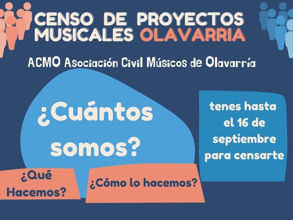  Censo de Proyectos Musicales en la ciudad
