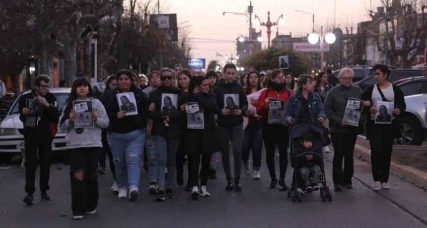 Bolívar: marcharon pidiendo Justicia por Rocío González