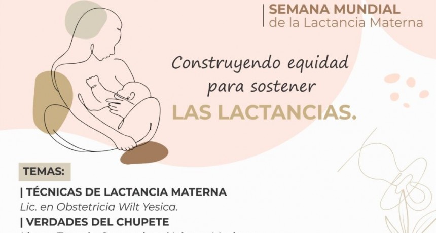 Continúa el ciclo de charlas en el mes de la lactancia