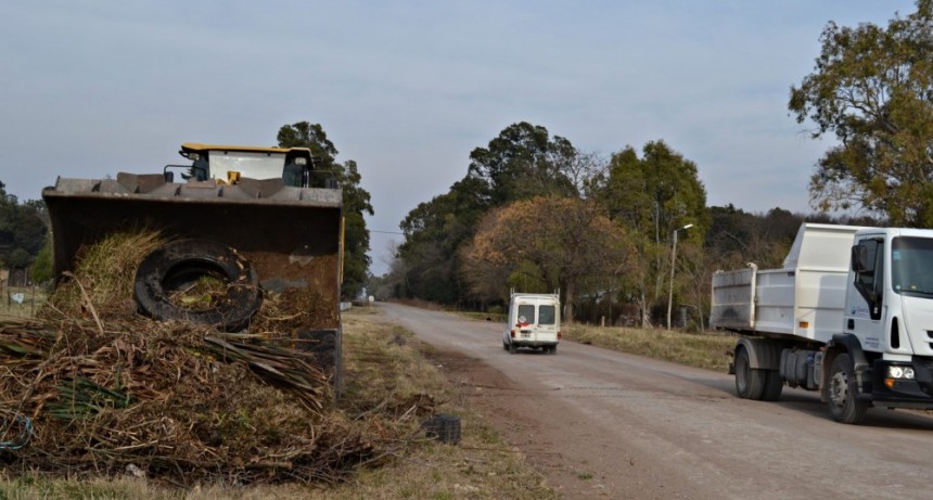 Se realizó la limpieza del basural de Av. Ituzaingó Norte