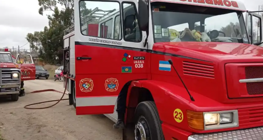 Incendio en una vivienda en el barrio Isaura