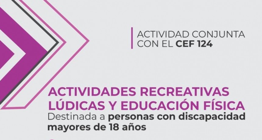 Actividad recreativa y educación física para personas con discapacidad