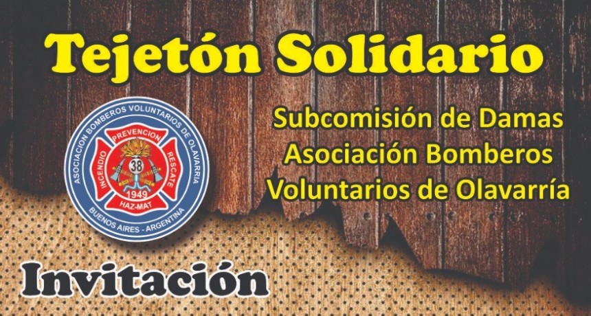 Tejetón Solidario en Bomberos Olavarría