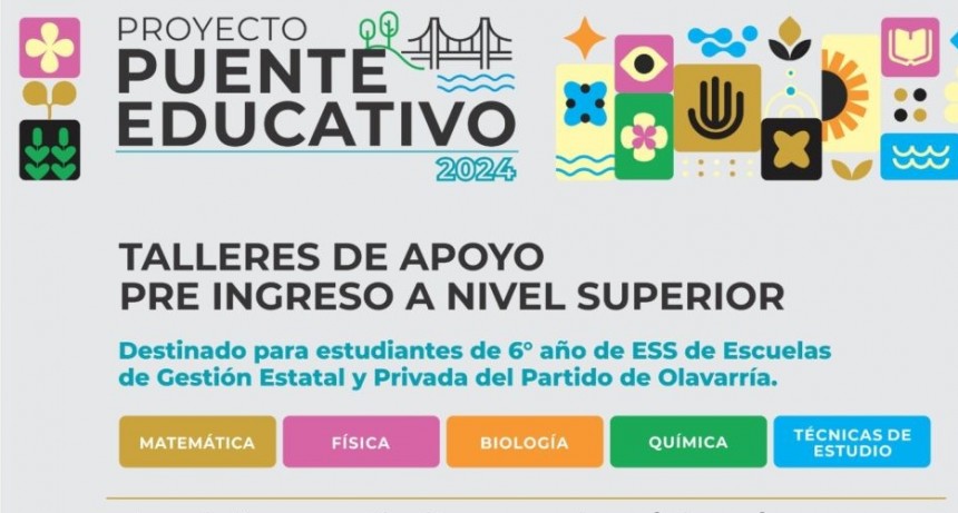 Se abrió la inscripción para el Proyecto Puente Educativo